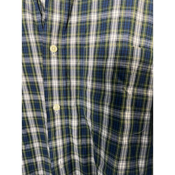 (XXL) Brooks Brothers Lined Shirt Blue Plaid Regent - Picture 3 of 8